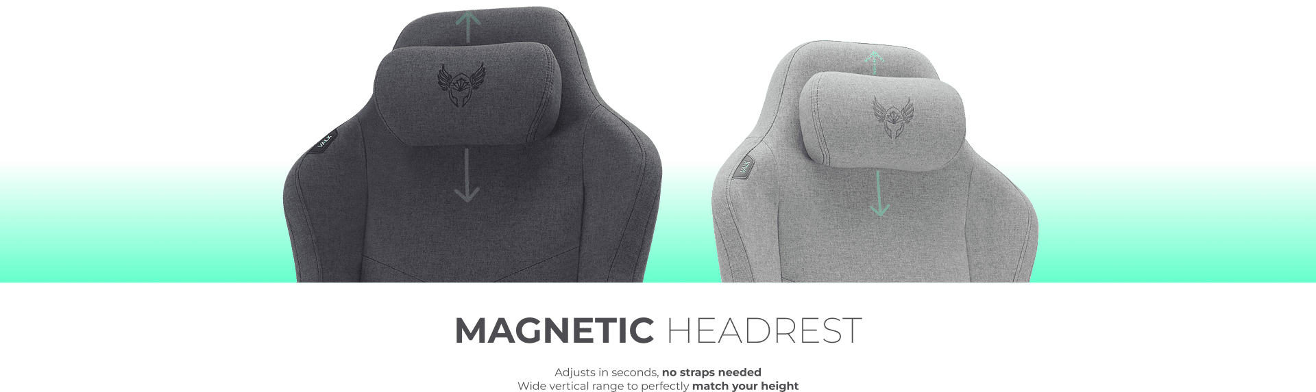 Magnetic cervical cushion that fits without straps